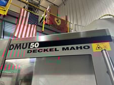DMG, Mori Deckel-Maho #DMU-50, CNC vertical machining center, 5-Axis