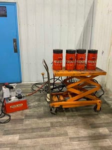 Hydraulic Jack, Power Team #C1006CL, Hydraulic Jack w/ Power Unit, 6-1/4" Stroke, 110 V., (4 available)