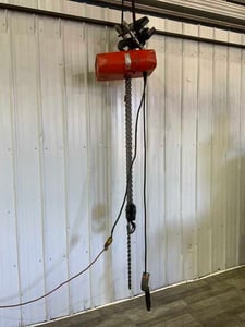 2 Ton, CM #Valuestar, Electric Chain Hoist, 15' Lift Height, 8 FPM, Pendant Control, 1/4 HP