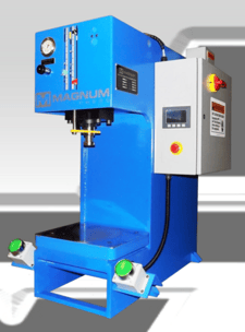 10 Ton, Magnum #MCB10A, bench gap frame press, 8" stroke, 16" daylight, 8" Shut Height, 8" throat, Allen