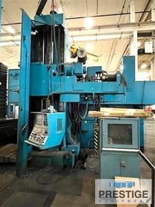 6" Giddings & Lewis #MC-60, CNC horizontal boring mill, 120 automatic tool changer, 96" X, 108" Y, 48" Z