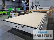 Onsrud #5100M12, CNC router, 12 ATC, 204" X, 84" Y, 9" Z, 24k RPM, HSK-63, 12 HP, Fanuc Oi, 2019