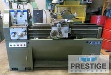 13" x 40" Jet #1340, manual lathe, (2) 3-jaw, 1.375" bore, D1-4, Aloris tool post, (2) Steady Rest, follow