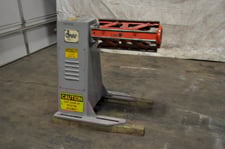 1600 lb. CWP, non powered uncoiler, 22" mandrel, 60" outside dimensions, 11.5"-17.5"ID, manual expansion