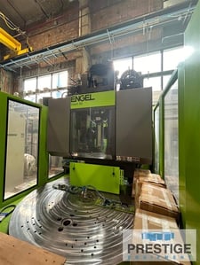 90 Ton, Engel #e-insert-90-Rotary, 13.8"stroke, CC300 control, RD 1600 Servo 2 Station RT, 2022, #43482