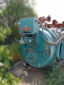 150 HP Cleaver-Brooks #CB700-150, Steam Boiler, Natural Gas, 150 psi, 5277000 BTU/hr., 460 V, 1984