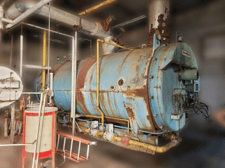 600 HP Cleaver-Brooks #CB-400-600, Steam Boiler, Natural Gas/Oil, 150 psi, 25106000 BTU/hr., 460 V, 1990