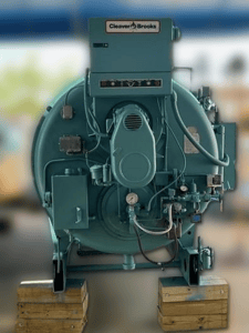 150 HP Cleaver-Brooks #CB-100-150-150, Steam Boiler, Diesel Fuel/Oil, 150 psi, 208 Volts, 1995
