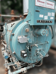 100 HP Cleaver-Brooks #CB700-100, Steam Boiler, Natural Gas, 150 psi, 4185000 BTU/hr., 480 V, 1998
