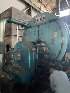 400 HP Superior #4-X-2007, Steam Boiler, 150 psi, 11 PPM, 2019 sq.ft., 13800 lbs./hr., 2000