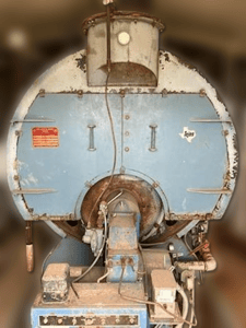 150 HP Williams & Davis #150-HP, Steam Boiler, Natural Gas/Diesel, 150 psi, 2012