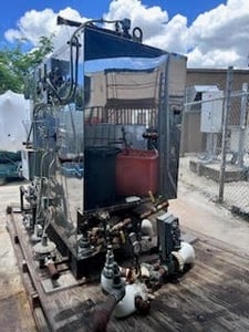30 HP Ajax Boiler #SNG30, Steam Boiler, Natural Gas, 150 heating surface, 150 psi