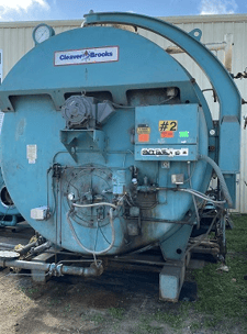 700 HP Cleaver-Brooks #CB-200-700, Steam Boiler, Natural Gas/Oil, 150 psi, 575 V, 1994
