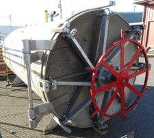 Reid, Industrial 3 Basket Retort Boiler, 141" L barrel, 60" I.D.