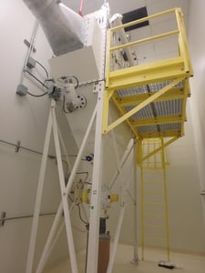 8000 cfm Camfill #Gold-Series-10, Dust Collector, 10 filters, 2.46:1 Air to Cloth Ratio, 2016