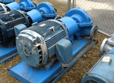 1200 GPM @192' TDH Aurora #411-BF, Horizontal Centrifugal Pump, 1770 RPM, 100 HP motor, 230/460V