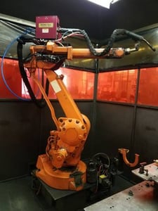 ABB, FlexArc 500C/AC, Welding Cell, IRB 2400L six axis robot, 500 kg positioner, 500 Amp Power Supply, 2001