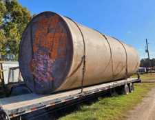 20000 gallon Fiberglass Coded Steel Tank, 10' x 34'