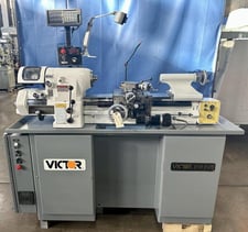 11" x 18" Victor #618EVS, precision lathe, collet chuck, 4000 RPM, compound cross slide, tailstock, 2005