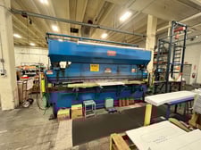 90 Ton, Dreis & Krump #1214L, Hydraulic Press Brake, 168" OA, 14' BH, 8" Throat, 460 V., 1980