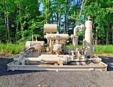Ariel #JGR-2, 250 HP fuel gas booster compressor conditioning skid, unused
