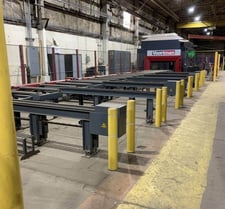 Voortman #V808M, 8-Axis robotic profile processor, fule extraction unit, coping robot, 2013