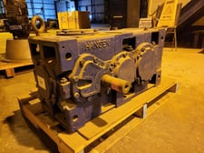 180 HP @ 1086 RPM, Hansen #RDC21-AN-10, 111 RPM out, 9.76 :1 ratio gear reducer