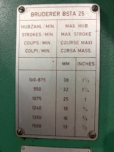 Bruderer #BSTA-30II