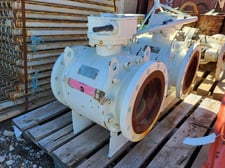 8" x 10" Ty Valve Corporation #TR3, class 150 ball valve API6D, flange connection ends (2 available)