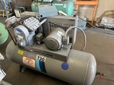 13.2 CFM, 250 PSI, Ingersoll-Rang #T30, Reciprocating Piston Air Compressor, 5 HP, 80 Gal. Tank
