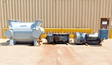 Dekker #DV11501H-KP8, vacuum pump, 14" inlet/outlet, 500 HP, 1787 RPM, 5.353 ratio, 4160 V.