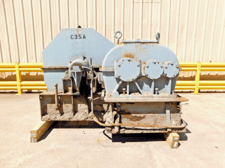 Dock barge winch, Westinghouse, Lufkin, 25 HP, 650 RPM, 32.5:1 ratio, 230 V. 92.5 amp