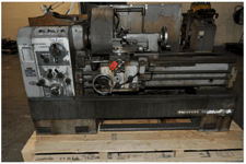 20" x 40" Howa Sangyo #1000, engine lathe, 3-jaw chuck, 2" bore, 60-1500 RPM, toolpost holder, coolant
