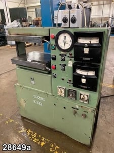 30 Ton, PHI #SQ-244C-AM4, hydraulic molding & laminating press, slab side upstroke type, 4 stroke, #28649