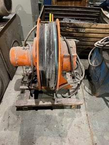 Gleason #S32803-43-26-1-CSA, cable reel, 150' cable, 35 amps., 4 conductor, 50-150 FPM