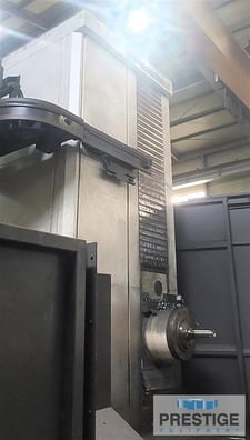 5.3" Hyundai Wia #KBN-135C, 118" X, 78" Y, 27.5" Z, 63" W, 2500 RPM, 78" x 70" R.Tab, Fanuc 31iA CNC, 2014