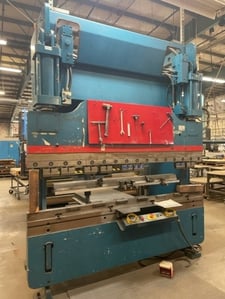 90 Ton, Cincinnati #90CB11-6, Hydraulic Press Brake, 8' overall, 6' BH, 14" Stroke, 24" BackGauge, 1997