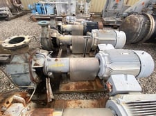 Durco #Mark-III; size: 8 x 6- 16a/124s0, mwp: 275 @ 100&deg;F; 100 HP Siemens motor frame 405t; 1785 RPM, 460