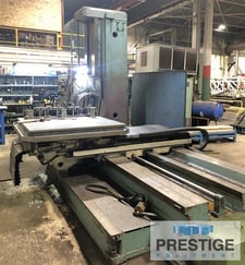 3.9" Tos #W100A, 63" X, 44" Y, 49" Z, 35" W, 49" x 49" tbl, 7-1120 RPM, 3-Axis digital read out, facing head