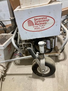 Decorative Curbmaking #Model-225, Curb Machine