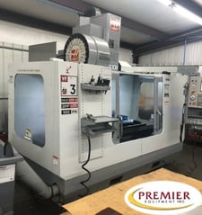 Haas #VF-3, CNC vertical machining center, 40" X, 20" Y, 25" Z, 7500 RPM, 24 side mount tool changer, #40