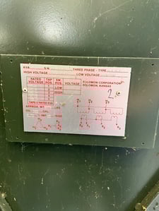 1000 KVA 24940 Delta Primary, 600Y/346 Secondary, 3 phase, Padmount Transformer