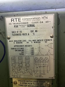 300 KVA 4800 Delta Primary, 240 Delta Secondary, 3 phase, Padmount Transformer