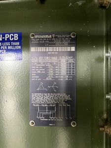 2500 KVA 690Y/398 Primary, 34500 Delta Primary, Secondary, Step Up Transformer, 3 phase, Padmount Transformer