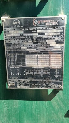 500 KVA 34500GY/19919 Primary, 440Y/254 Secondary, 3 phase, Padmount Transformer