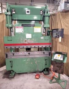 60 Ton, Cincinnati #60CBIIx4, Hydraulic Press Brake, 4' overall