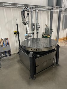 Kinetic Technologies, RT1, Robotic Welder, 10 RPM, 230 V., 76" L, 37.5" H, 52.25W, 4' diameter Table, 2022