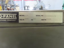 The Q-Panel Co. #QUV, accelerated weathering tester, 1500 watt, with blower