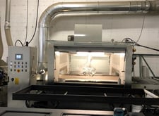 4-Gun Cefla #Kleenspray-12, Flatline Spray System, 51" W x 76" L Spray Enclosure, 480 V., 2011