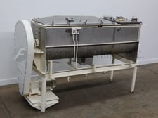 79 cu.ft. Sprout-Waldron #B-79, Ribbon Mixer, 119" L x 38" W x 40" D Capacity, 15 HP